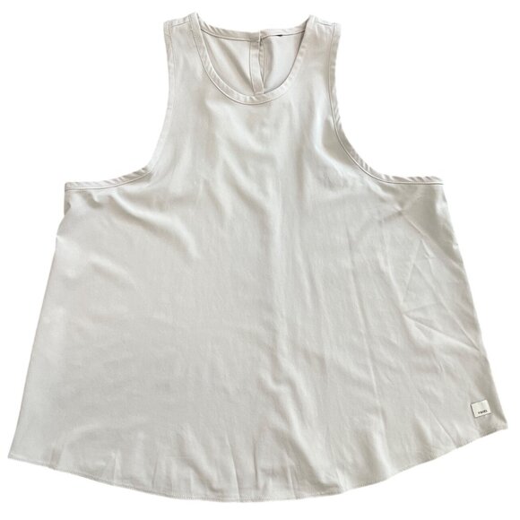 Vuori Womens Light Beige Racerback Tank Top Loose Fit Activewear M - Picture 7 of 9